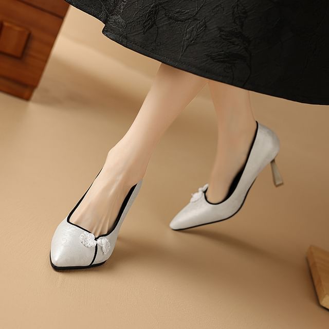 Megan-Pointed Toe Stiletto Heel Pumps