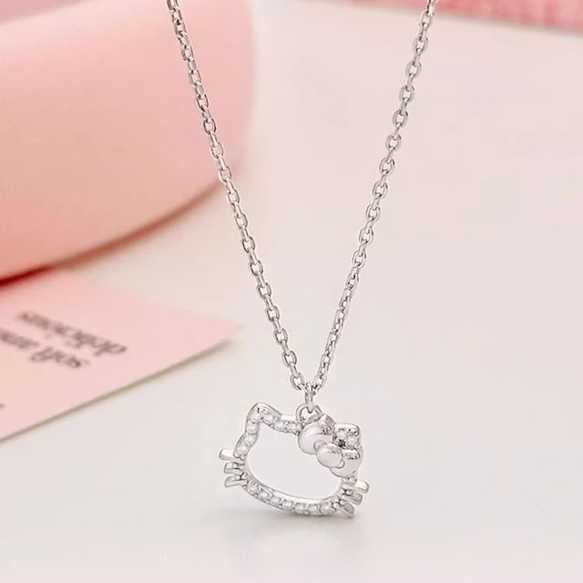 Hello Kitty シルバー ネックレス 京セラ TIDECOLOR - Sanrio Hello 