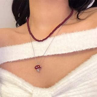 Chimerro-Mushroom Pendant Necklace