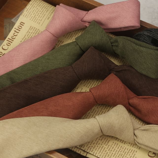 JVL-Woolen Plain Tie