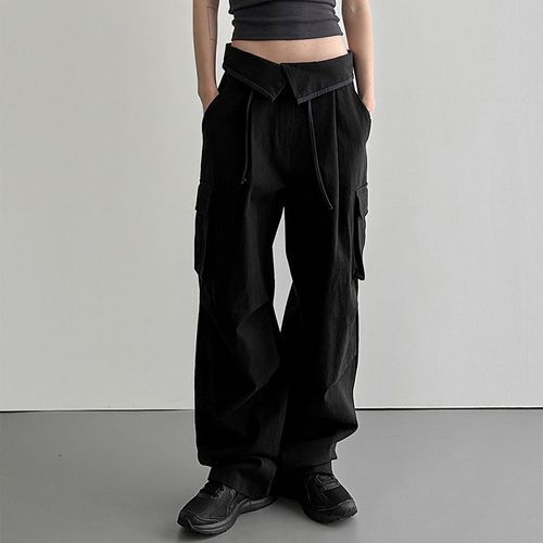 Puffie - Low Waist Loose-Fit Wide-Leg Sweatpants