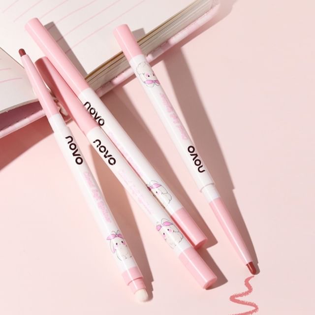 NOVO-Dual-Ended Cloud Soft Lipliner - Lápis Labial Ponta Dupla - 4 Cores