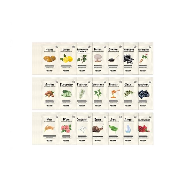 Pretty skin - Total Solution Essential Sheet Mask Bundle Set - 21