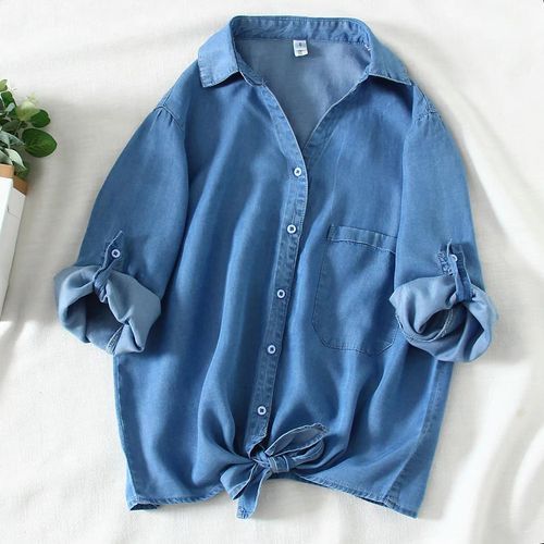 Angel Love - Denim Shirt | YesStyle