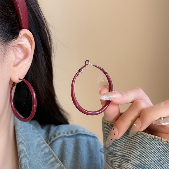 Jael-Plain Hoop Earring