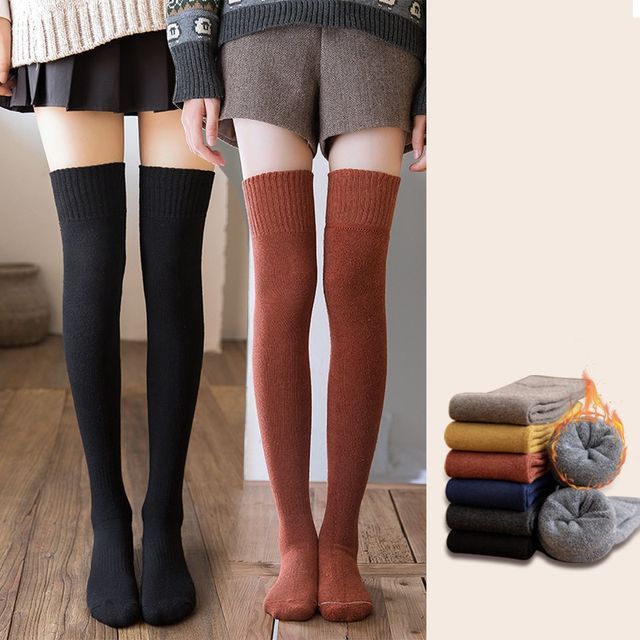 Lychee-Over-The-Knee Socks
