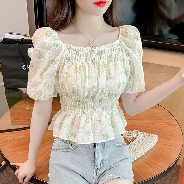 petite fleur peplum blouse – NOTRE émor Notre emor petite fleur