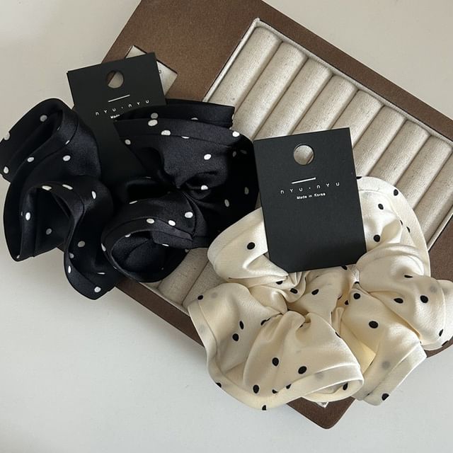 Jael-Polka Dot Hair Scrunchie