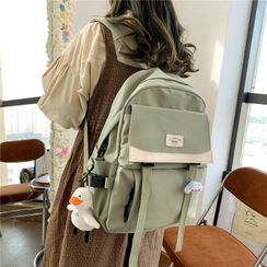 ZOOBAGS - Paneled Buckled Backpack ZOOBAGS - Paneled Buckled Backpack