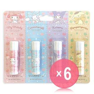 ASUNAROSYA - Sanrio Characters Lip Balm Set (x6) (Bulk Box)