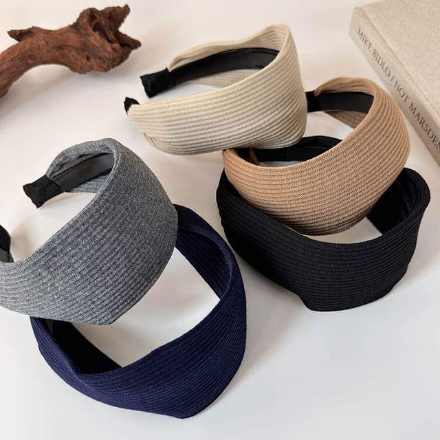Kayochs-Ribbed Thick Headband