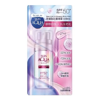 Rohto Mentholatum - Sunplay Skin Aqua Stem Cell UV Essence SPF 50+ PA++++ Rosy