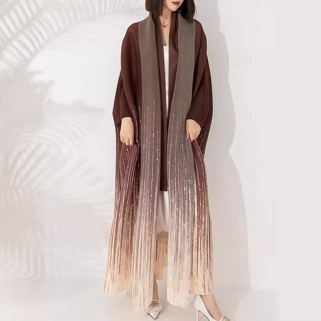 Doowex-Striped Maxi Shawl