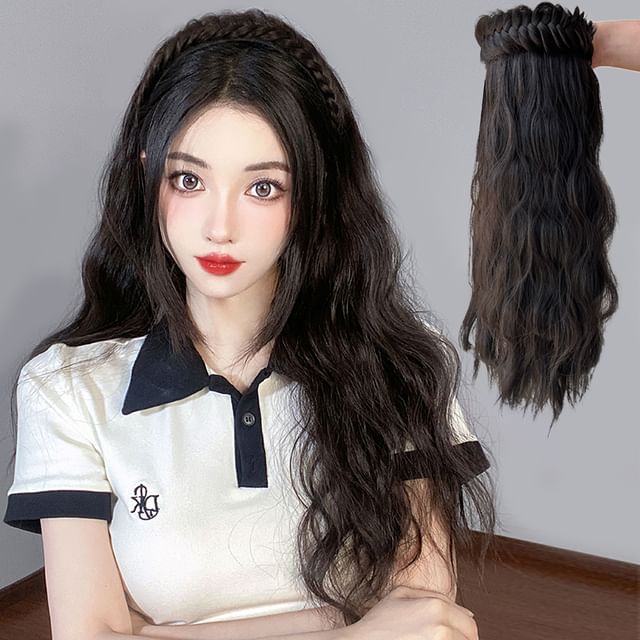 Pin Show-Curly Long Half Wig