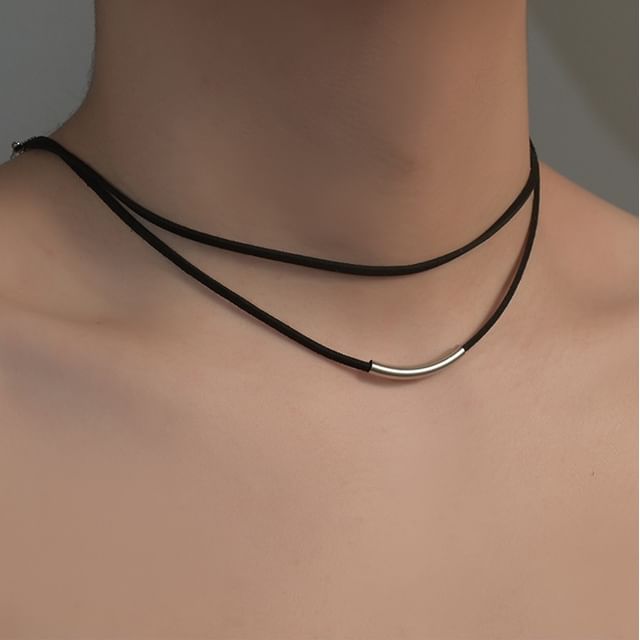 Lilafey-Bar Layered Choker
