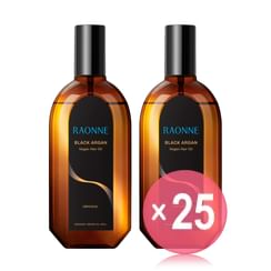 RAONNE - Black Argan Vegan Hair Oil Jumbo Duo Set (x25) (Bulk Box)