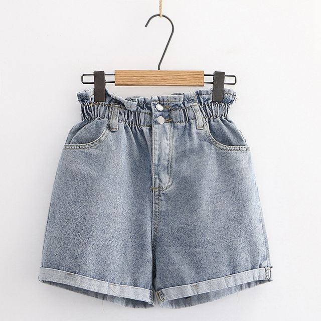 TOJI - High Waist Denim Shorts | YesStyle