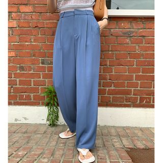 FROMBEGINNING Baggy-Leg Suit Pants Sale