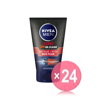 NIVEA - Men Acne 8H Oil Clear Mud Foam (x24) (Bulk Box)