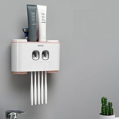 Cloud Forest - 黏牆牙刷架連牙膏擠壓器 Cloud Forest - 黏牆牙刷架連牙膏擠壓器