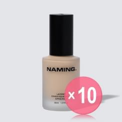 NAMING - Layered Cover Foundation - 6 Colors (x10) (Bulk Box)