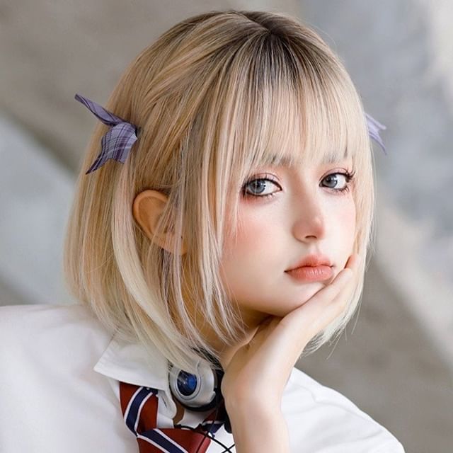 SEVENQ-Short Full Wig - Bob
