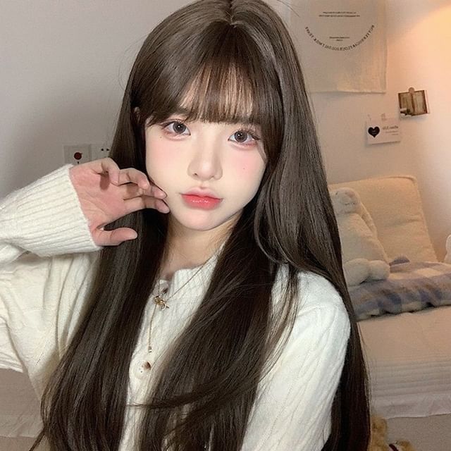 SEVENQ-Long Full Wig - Straight