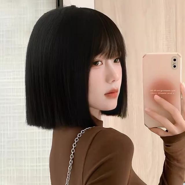 Pin Show-Short Full Wig - Straight
