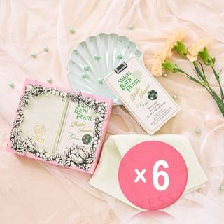 SWATi - Bath Pearl Green & Hand Towel Set (x6) (Bulk Box)