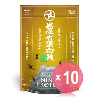 FINE JAPAN - Black Ninja Protein Powder (x10) (Bulk Box)