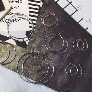 Pouffle-Hoop Earring
