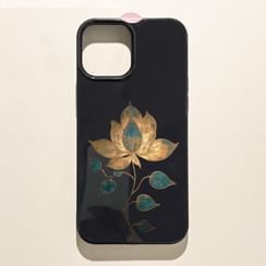 Flower Print  Phone Case - iPhone 16 Pro Max / 16 Pro / 16 Plus / 16 / 15 Pro Max / 15 Pro / 15 Plus / 15 / 14 Pro Max / 14 Pro / 14 Plus / 14 / 13 Pro Max / 13 Pro / 13 / 13 Mini