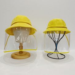 LANWO - Family Matching Plain Bucket Hat with Face Shield (1 pc) LANWO - Family Matching Plain Bucket Hat with Face Shield (1 pc)