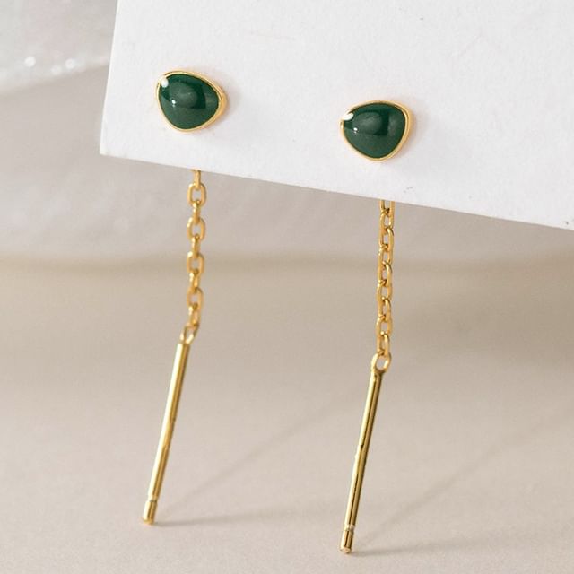 A-ROCH-925 Sterling Silver Threader Earring