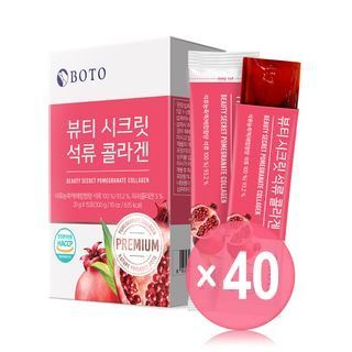 BOTO - Beauty Secret Pomegranate Collagen (x40) (Bulk Box)