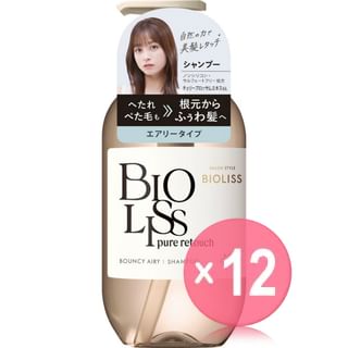 Kose - Bioliss Pure Retouch Bouncy Airy Shampoo (x12) (Bulk Box)