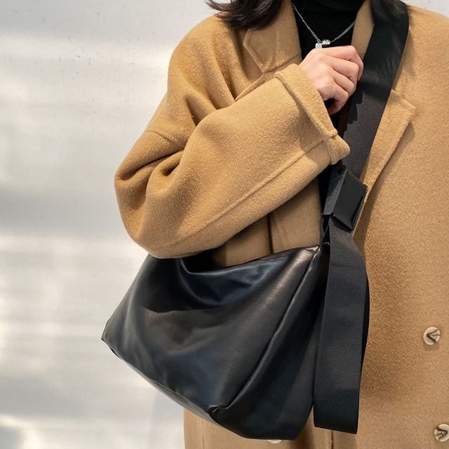 EAVALURE-Faux Leather Crossbody Bag