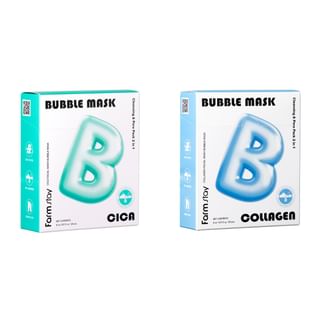 Farmstay - Facial Wash Bubble Mask Set - 2 Types