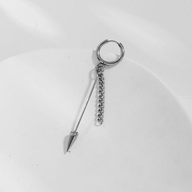 Prushia-Stud Chain Dangle Earring