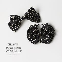 Kawano - Dotted Bow Hair Tie Kawano - Dotted Bow Hair Tie