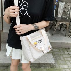 EAVALURE - Lettering Crossbody Bag EAVALURE - Lettering Crossbody Bag