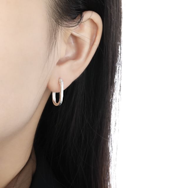 Phoenoa-S925 Sterling Silver Hoop Earring