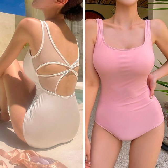 CUCURBIT-Plain Swimsuit