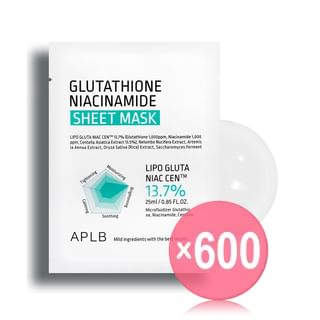 aplb glutathione niacinamide sheet mask ingredients Buy and radiant APLB - Glutathione Niacinamide Sheet