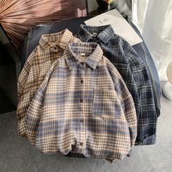 YERGO - Plaid Shirt Jacket YERGO - Plaid Shirt Jacket