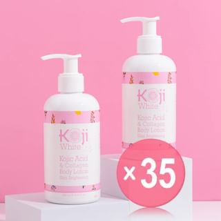 Koji White - Kojic Acid Glowing + Collagen Booster Skin Brightening Body Lotion (x35) (Bulk Box)