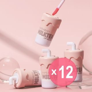 HANDAIYAN - Milk Tea Matte Liquid Lipstick - 6 Colors (x12) (Bulk Box)