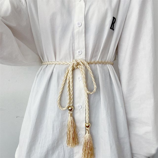 Lunashore-Tasseled Rope Belt
