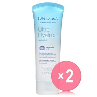 MISSHA - Super Aqua Ultra Hyalron Peeling Gel 2pcs Bundle Set