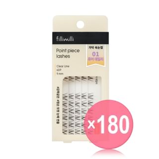 fillimilli - Point Piece Lashes - 2 Types (x180) (Bulk Box)